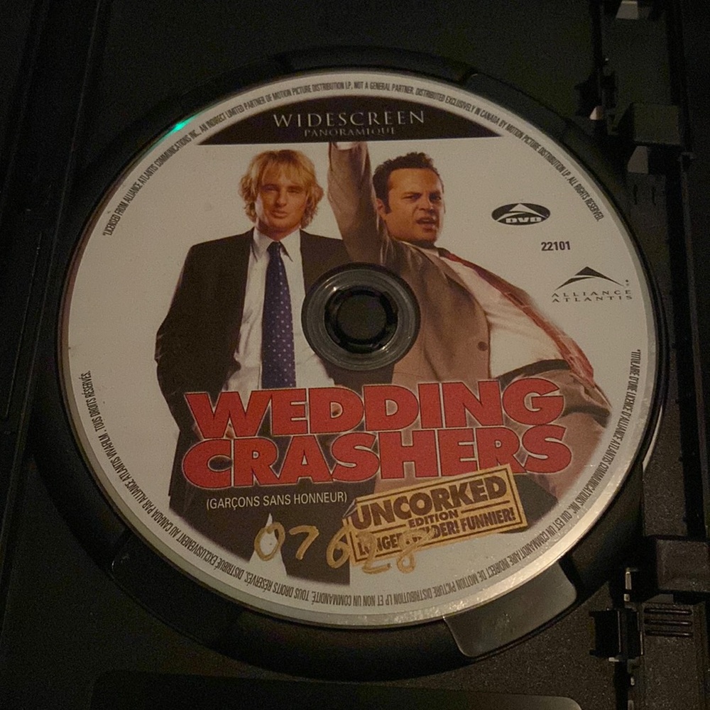 🎥2/6$🎥 Wedding Crashers DVD Movie